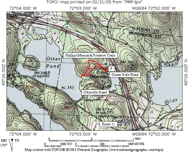 Phillips Memorial Map
